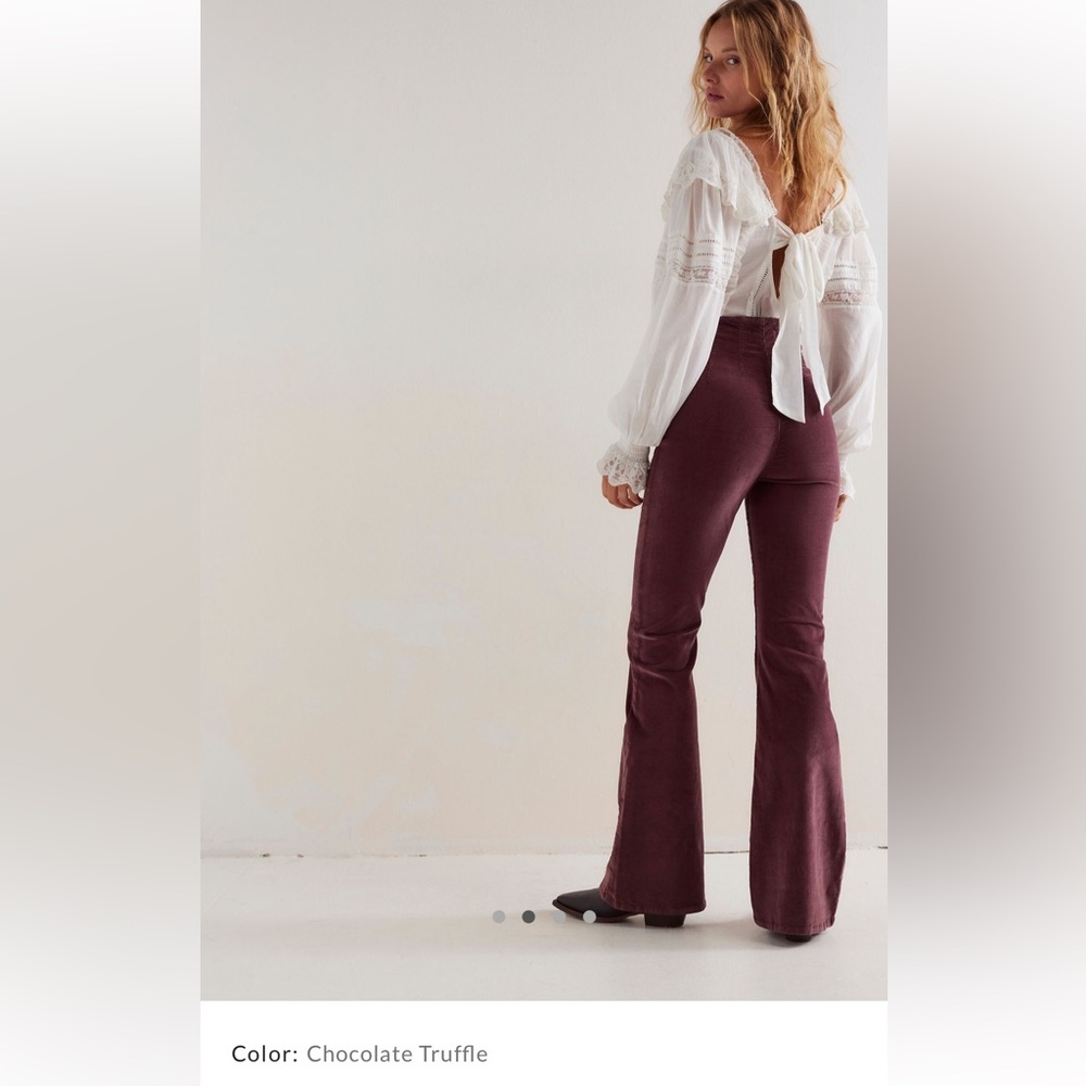 Free People Jayde Cord Flare Pants